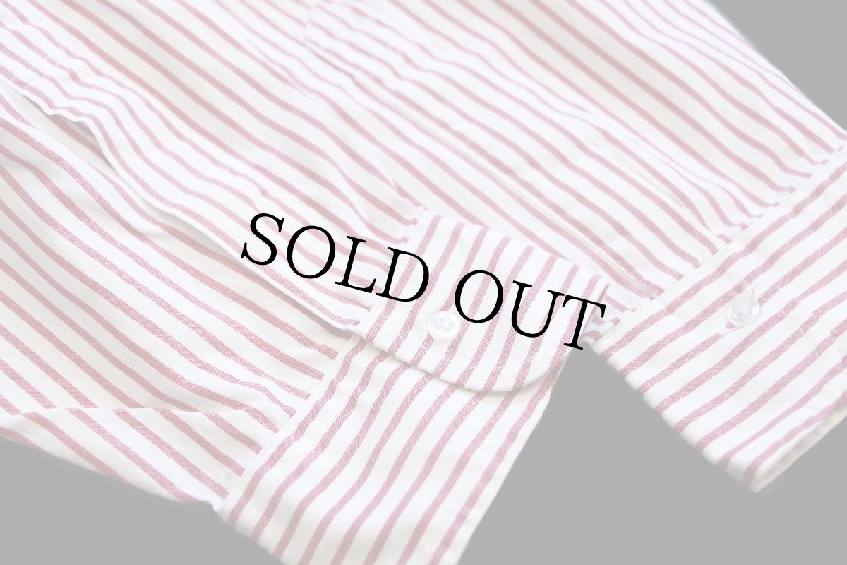 画像6: 90s USA製 Brooks Brothersブルックスブラザーズ ストライプ ボタンダウン コットンシャツ 赤×白 17-6 (6)