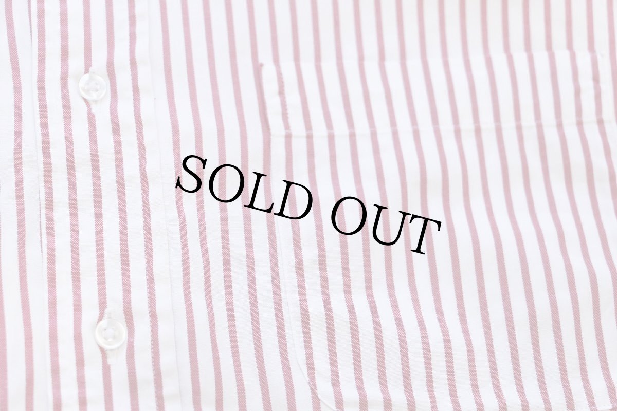 画像5: 90s USA製 Brooks Brothersブルックスブラザーズ ストライプ ボタンダウン コットンシャツ 赤×白 17-6 (5)