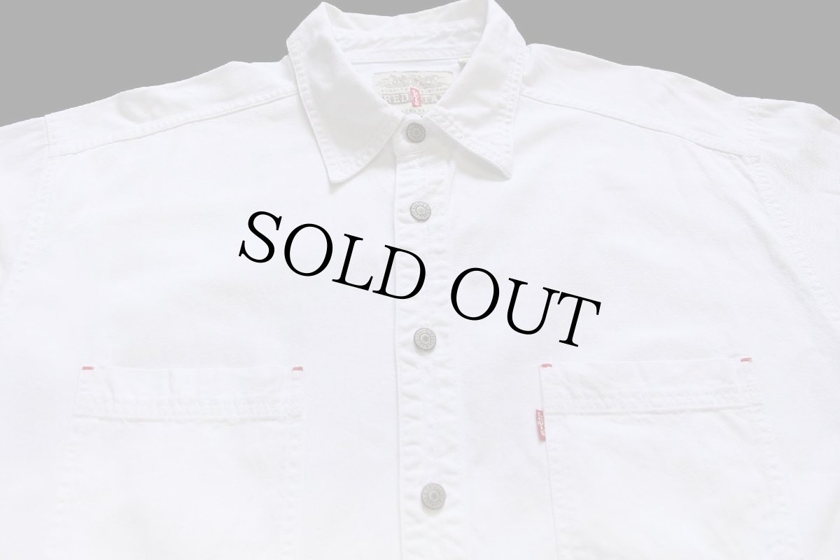 画像3: 90s Levi'sリーバイス ホワイト デニムシャツ XL★03 (3)