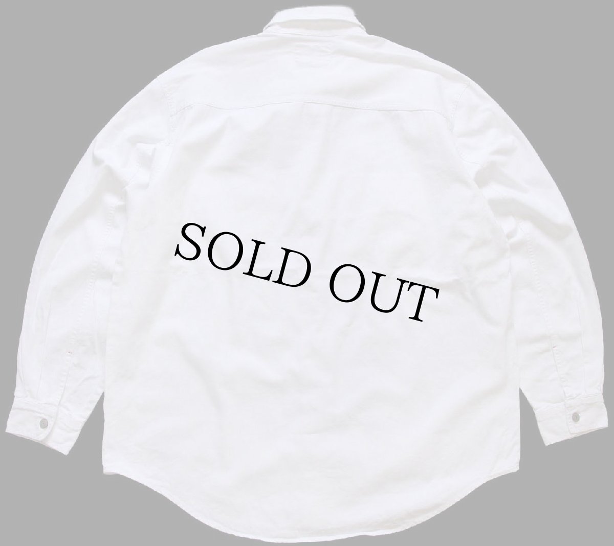 画像2: 90s Levi'sリーバイス ホワイト デニムシャツ XL★03 (2)