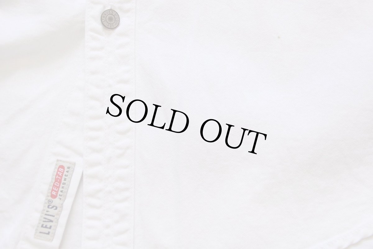 画像5: 90s Levi'sリーバイス ホワイト デニムシャツ XL★04 (5)