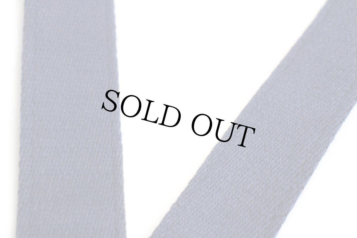 画像7: USA製 Donald Ross 織り柄 マルチストライプ レザー×コットン ベルト ネイビー 34 (7)