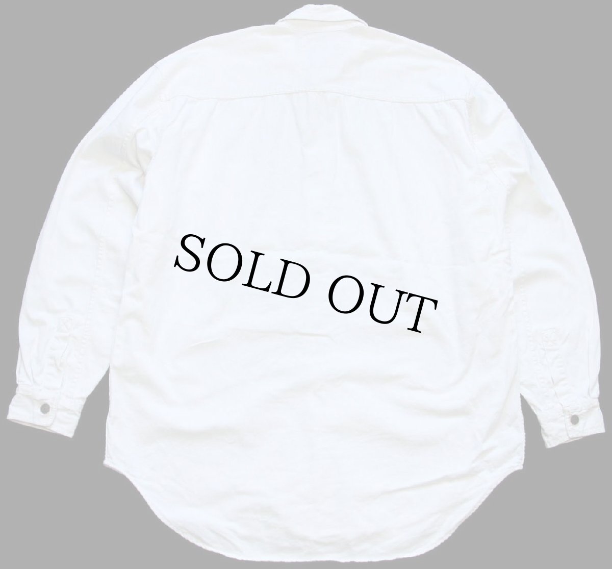 画像2: 90s Levi'sリーバイス カラーデニムシャツ 生成り L★02 (2)