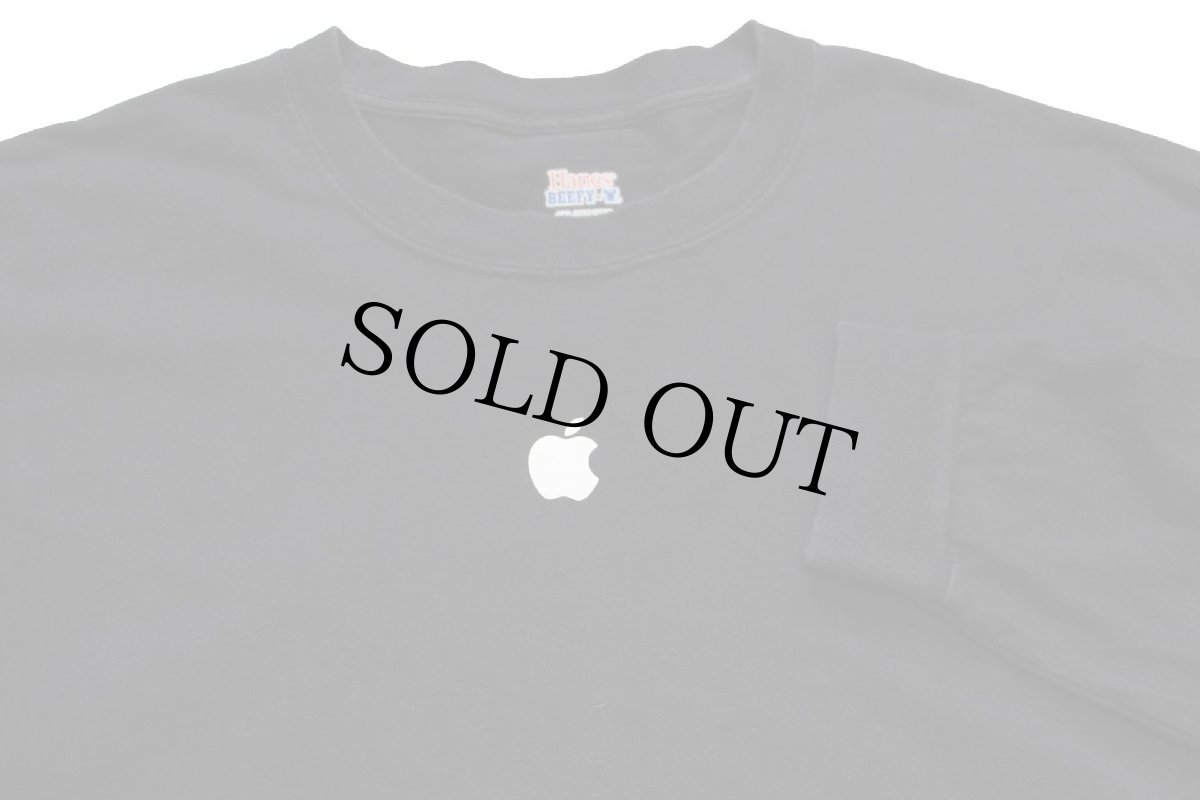 画像3: Hanes Appleアップル ロゴ GNCS Tech Forum 2016 コットン 長袖Tシャツ 黒 2XL★特大 (3)