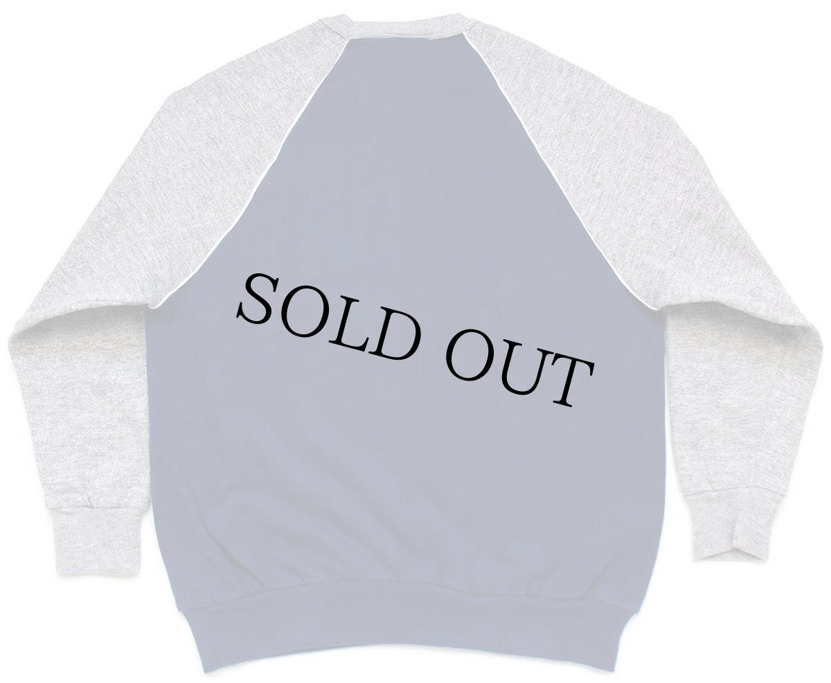 画像2: 80s カナダ製 Penmans ツートン 切り替え スウェット 紺×杢グレー L (2)