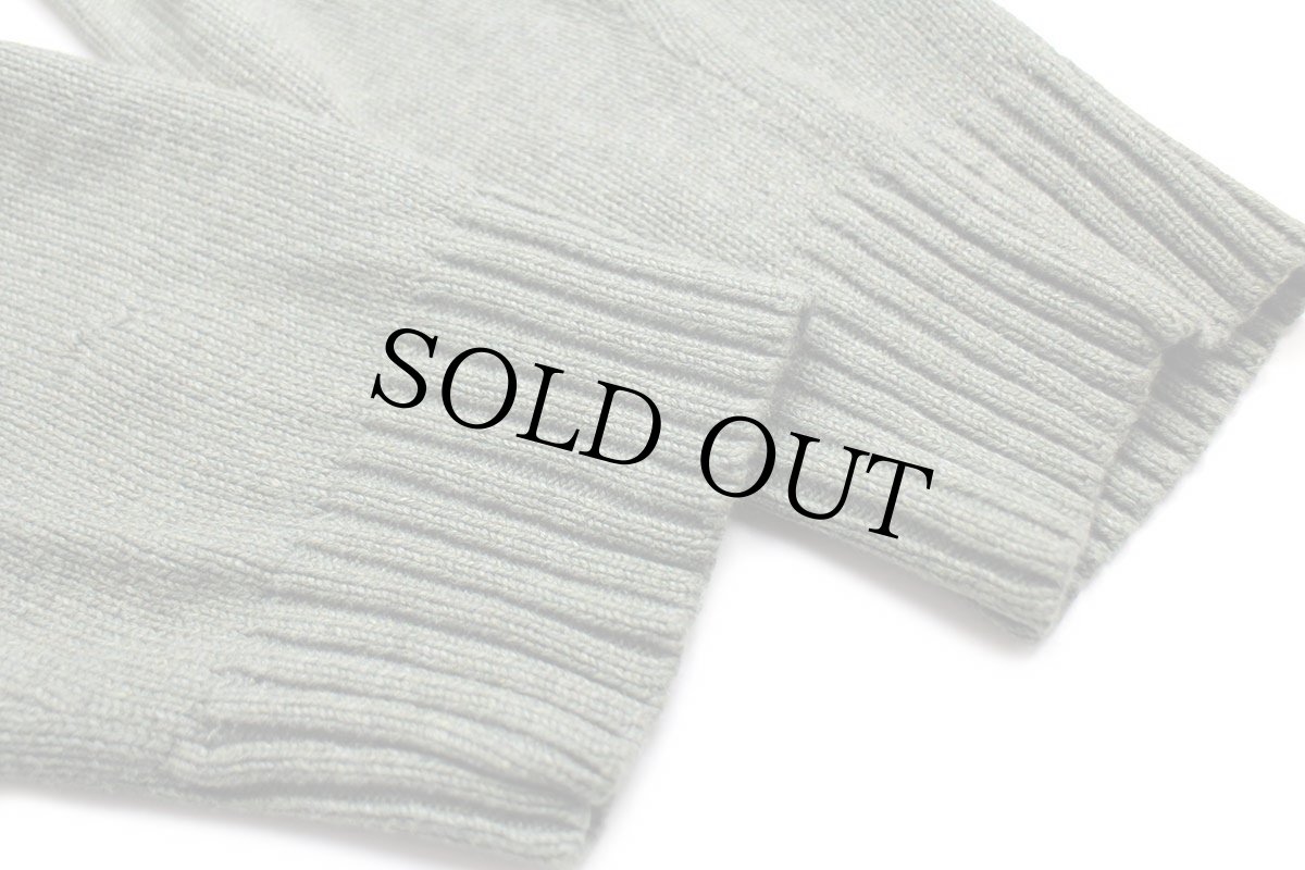 画像6: 00s ポロ ラルフローレン ワンポイント ハイネック ヘンリーネック コットンニット セーター 杢グリーン XL (6)