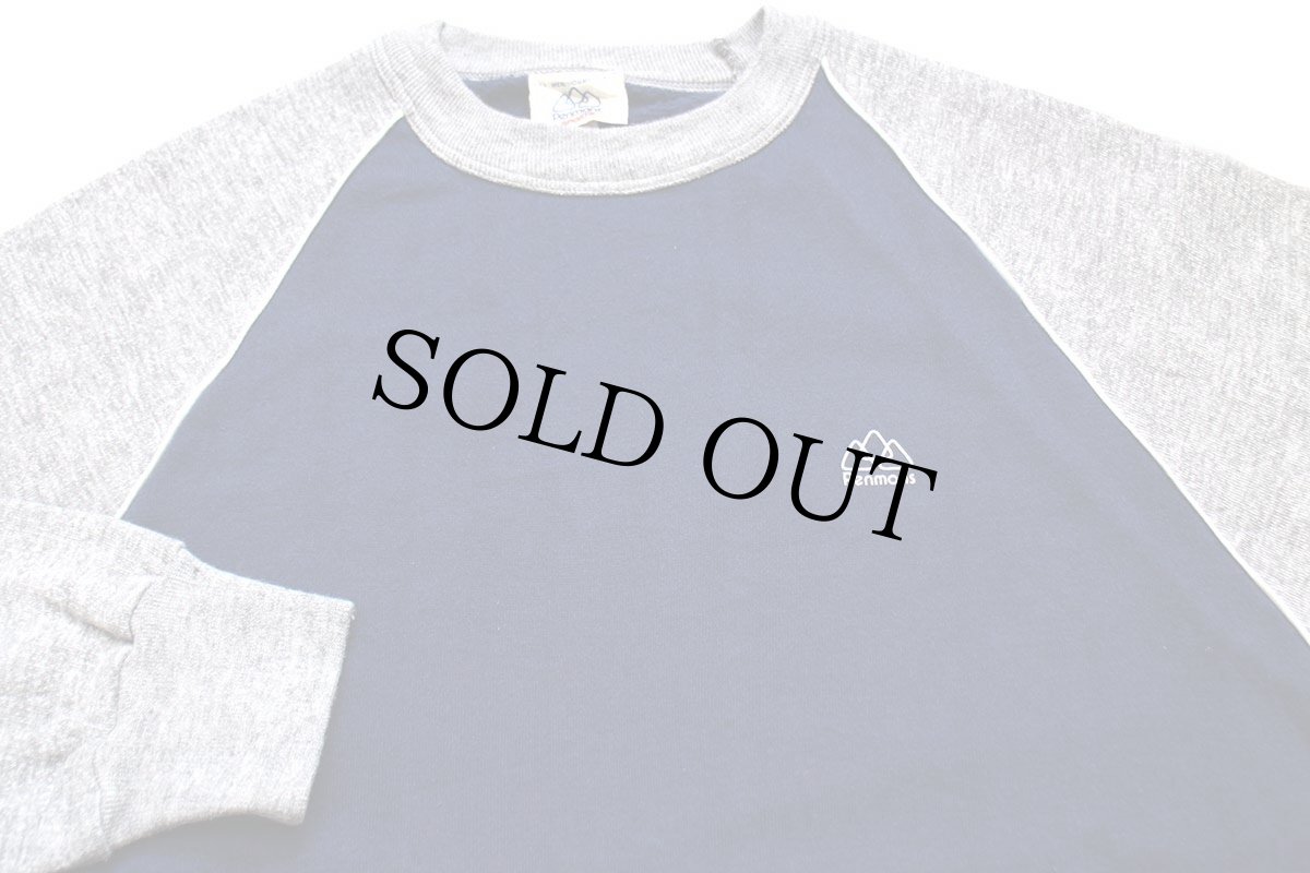 画像3: 80s カナダ製 Penmans ツートン 切り替え スウェット 紺×杢グレー L (3)