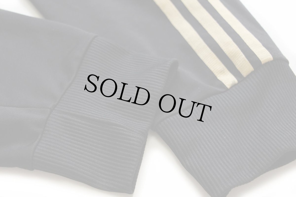 画像6: 00s adidasアディダス トレフォイル ロゴ刺繍 トラックジャケット 黒×金 XL★ジャージ (6)