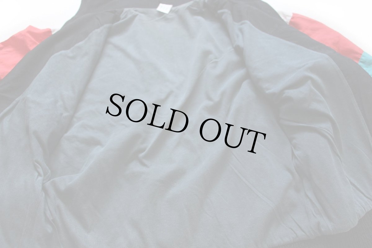 画像6: 80s adidasアディダス トレフォイル ロゴ刺繍 マルチカラー 切り替え ドルマンスリーブ ナイロンジャケット 48/5 (6)