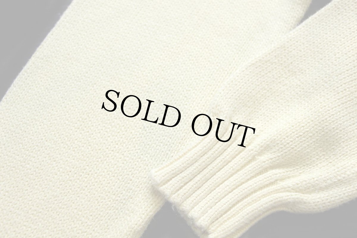 画像6: 90s ポロ ラルフローレン ワンポイント コットンニット セーター 薄黄 S (6)