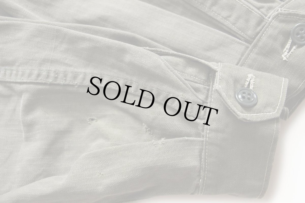 画像8: 40s 米軍 U.S.ARMY PURITAN M-43 パッチ付き 13スター HBTヘリンボーンツイル ジャケット カスタム (8)