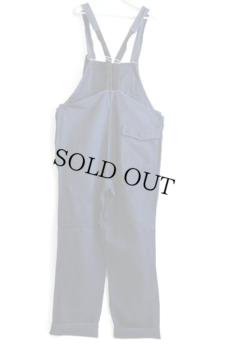 画像3: 80s ファイヤーマン PYROVATEX オーバーオール ナス紺 54 (3)