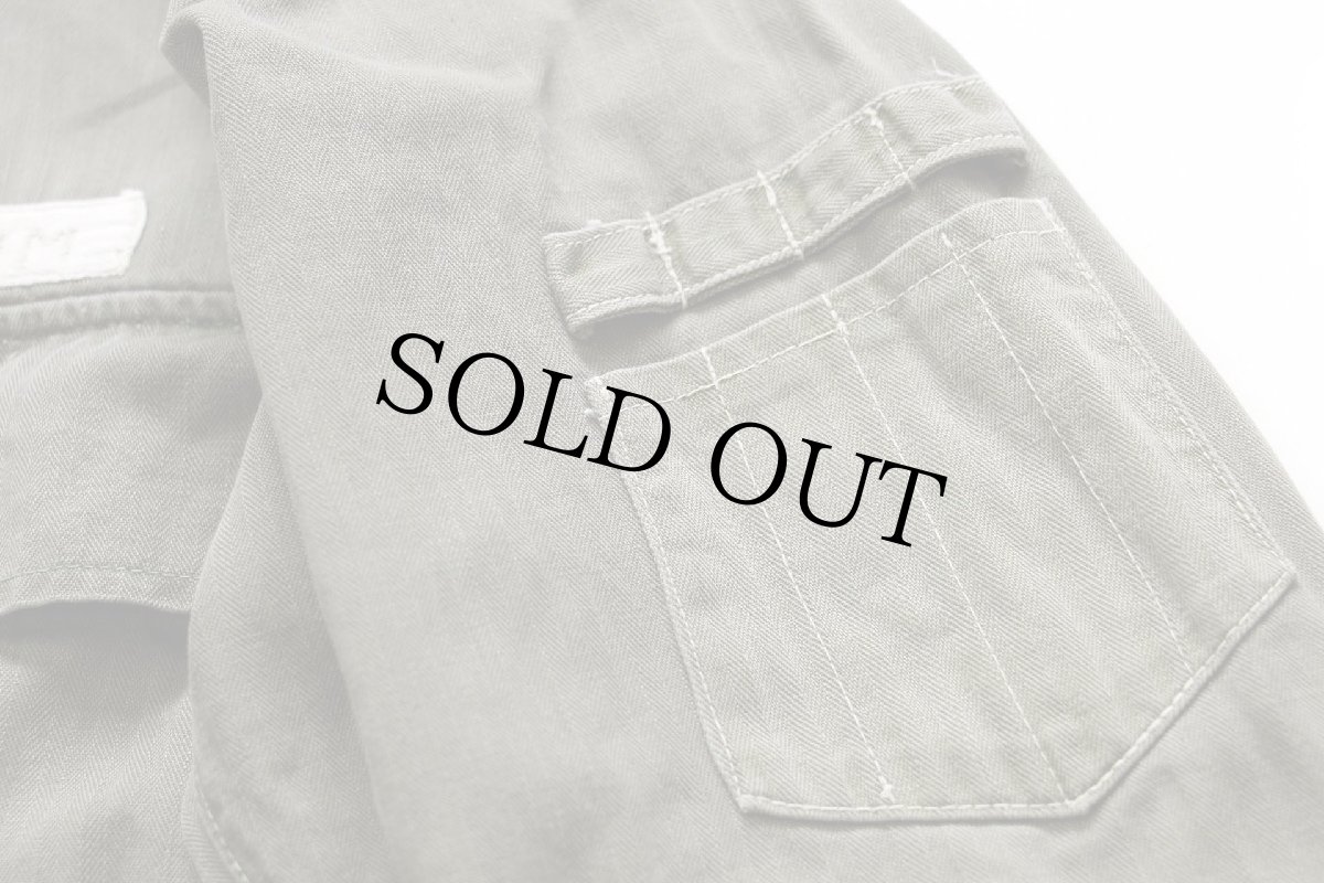 画像6: 40s 米軍 U.S.ARMY PURITAN M-43 パッチ付き 13スター HBTヘリンボーンツイル ジャケット カスタム (6)