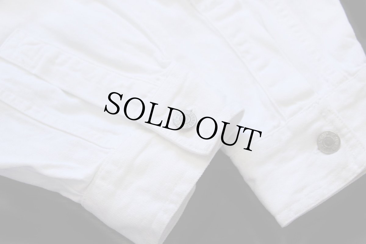 画像6: 90s Levi'sリーバイス ホワイト デニムシャツ L★09 (6)