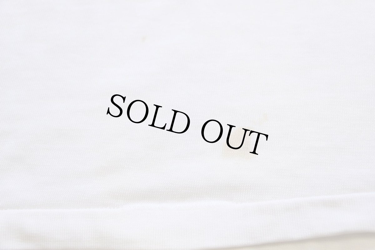 画像6: 70s USA製 CHAMPIONチャンピオン NOTRE DAME FIGHTING IRISH 染み込みプリント コットン×ナイロン フットボールTシャツ アイボリー M (6)