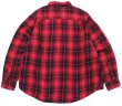 00s FADED GLORY オンブレチェックシャツ ライトネルシャツ