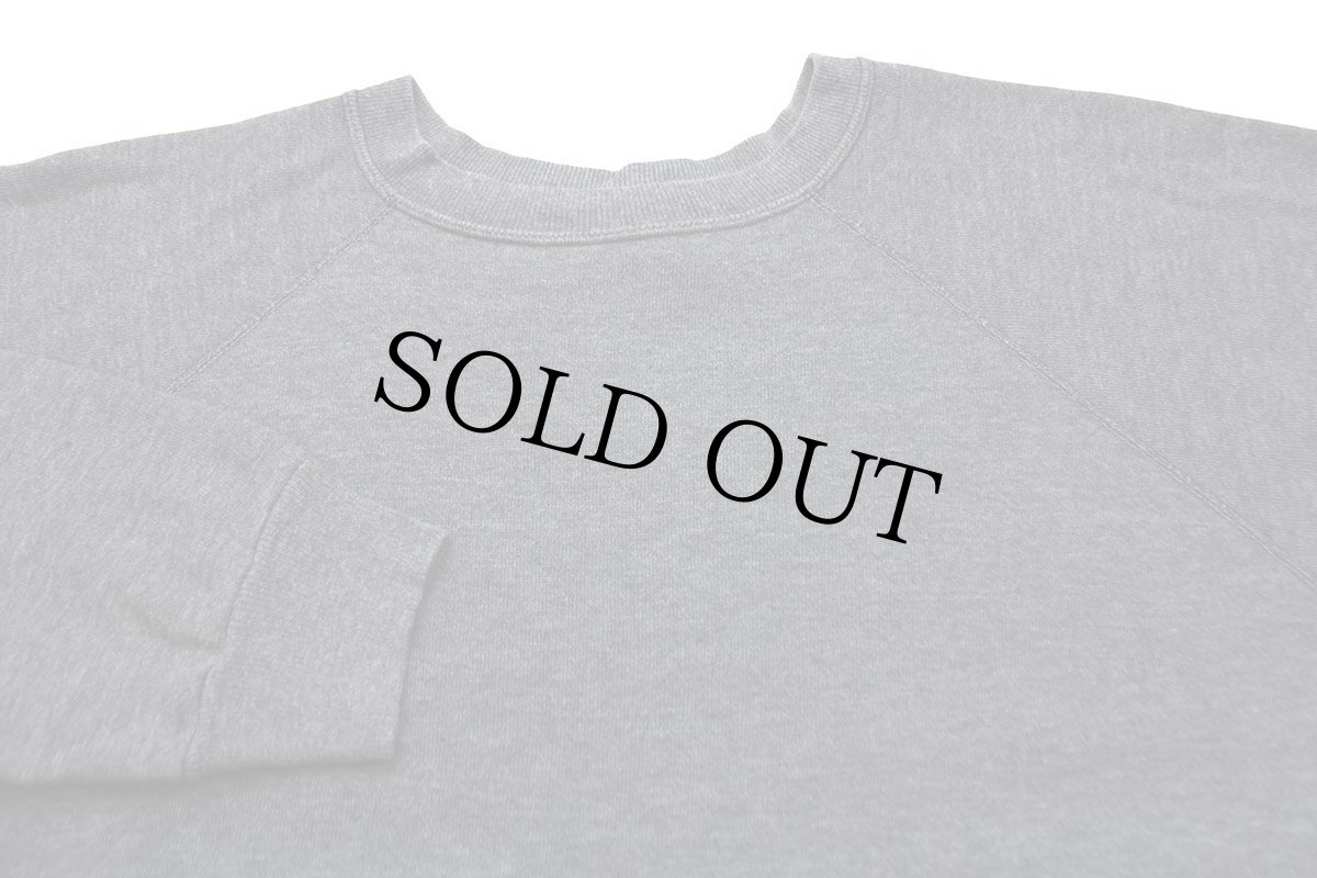 画像3: 80s Tultex 無地 スウェット チャコールグレー★ブランク (3)