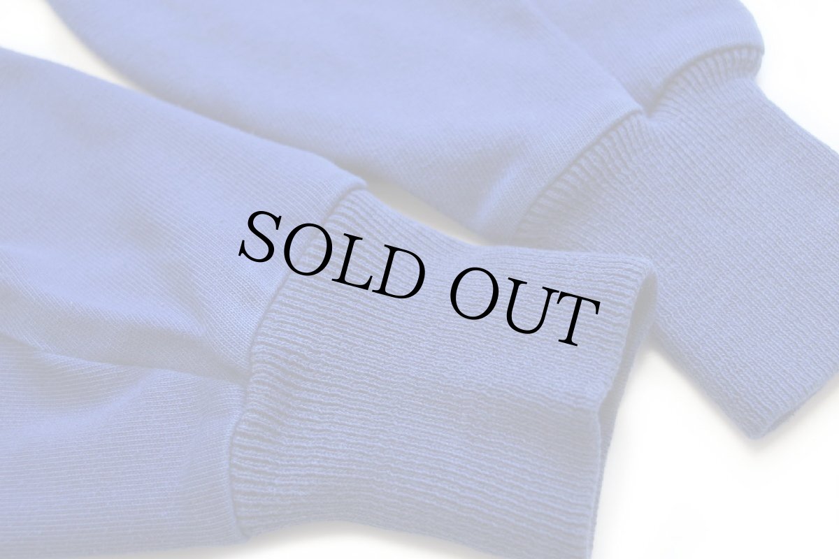 画像6: 90s ニュージーランド製 CANTERBURYカンタベリー Alpine 刺繍 ラガーシャツ 青 L (6)