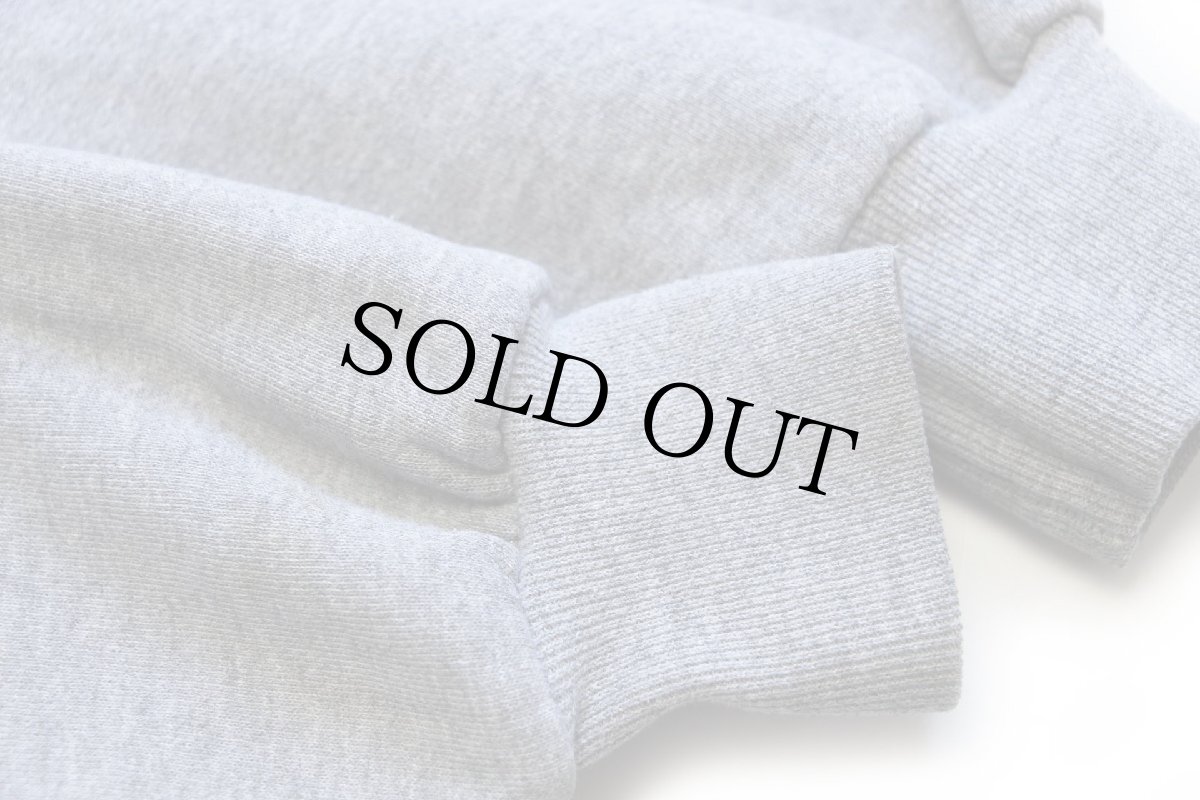 画像6: 90s USA製 JERZEES 無地 タートルネック スウェット 杢グレー L★ブランク (6)