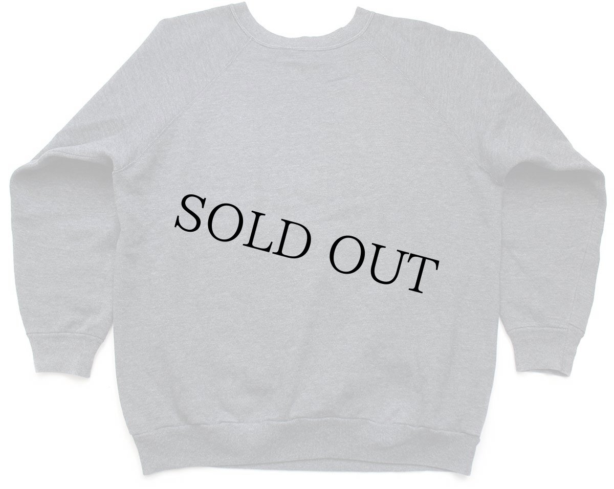 画像2: 80s Tultex 無地 スウェット チャコールグレー★ブランク (2)