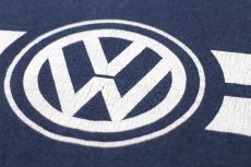 画像4: VOLKSWAGENフォルクスワーゲン ロゴ スウェットパーカー 紺 M★フーディー (4)