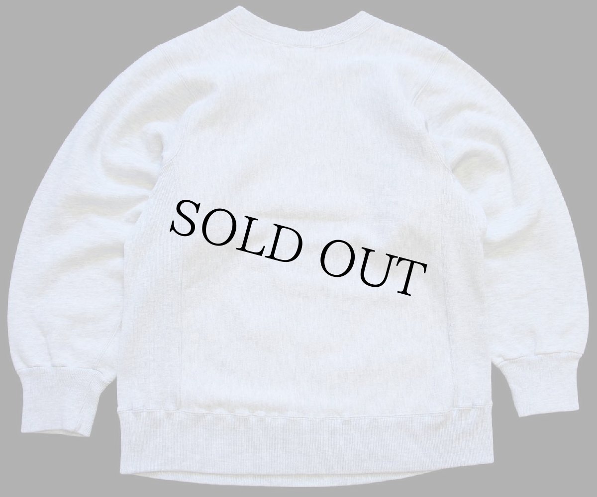 画像2: 90s USA製 Kellsport WAHLERT リバースウィーブ スウェット 杢グレー M (2)