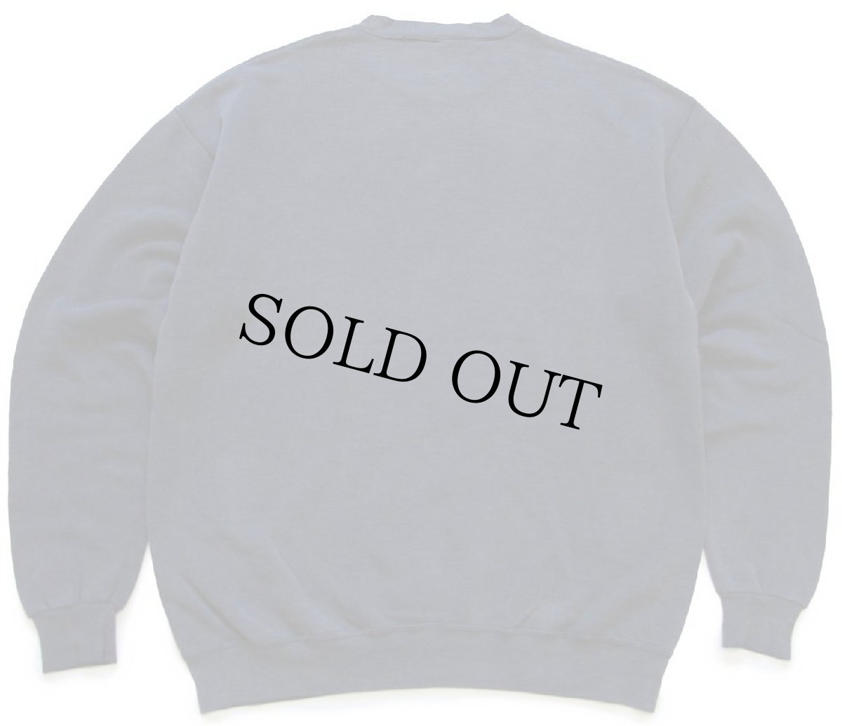 画像2: 80s USA製 adidasアディダス トレフォイル ビッグロゴ ひび割れプリント スウェット 黒 フェード (2)