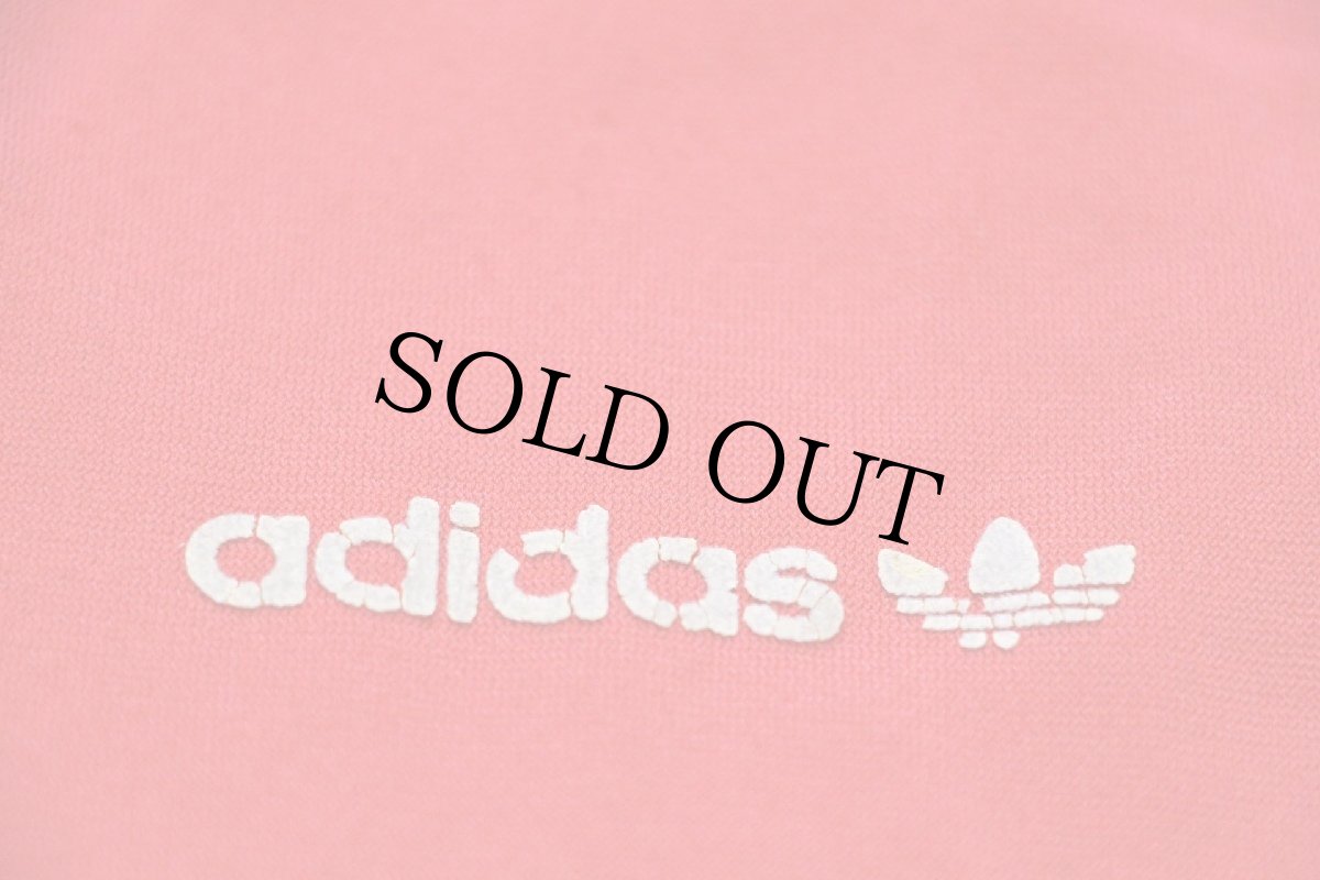 画像5: 70s フランス製 adidasアディダス VENTEX トレフォイル ハイネック マルチカラー トラックジャケット 赤 M★ジャージ (5)