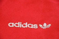 画像5: 70s フランス製 adidasアディダス VENTEX トレフォイル ハイネック マルチカラー トラックジャケット 赤 M★ジャージ (5)