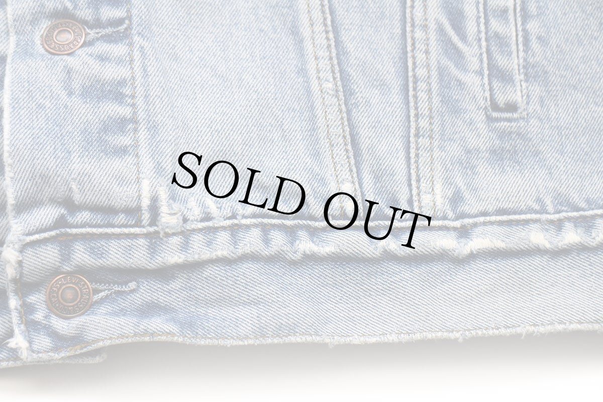 画像8: 90s Levi'sリーバイス 70503 デニムジャケット 4ポケット XL★A ユーロ (8)