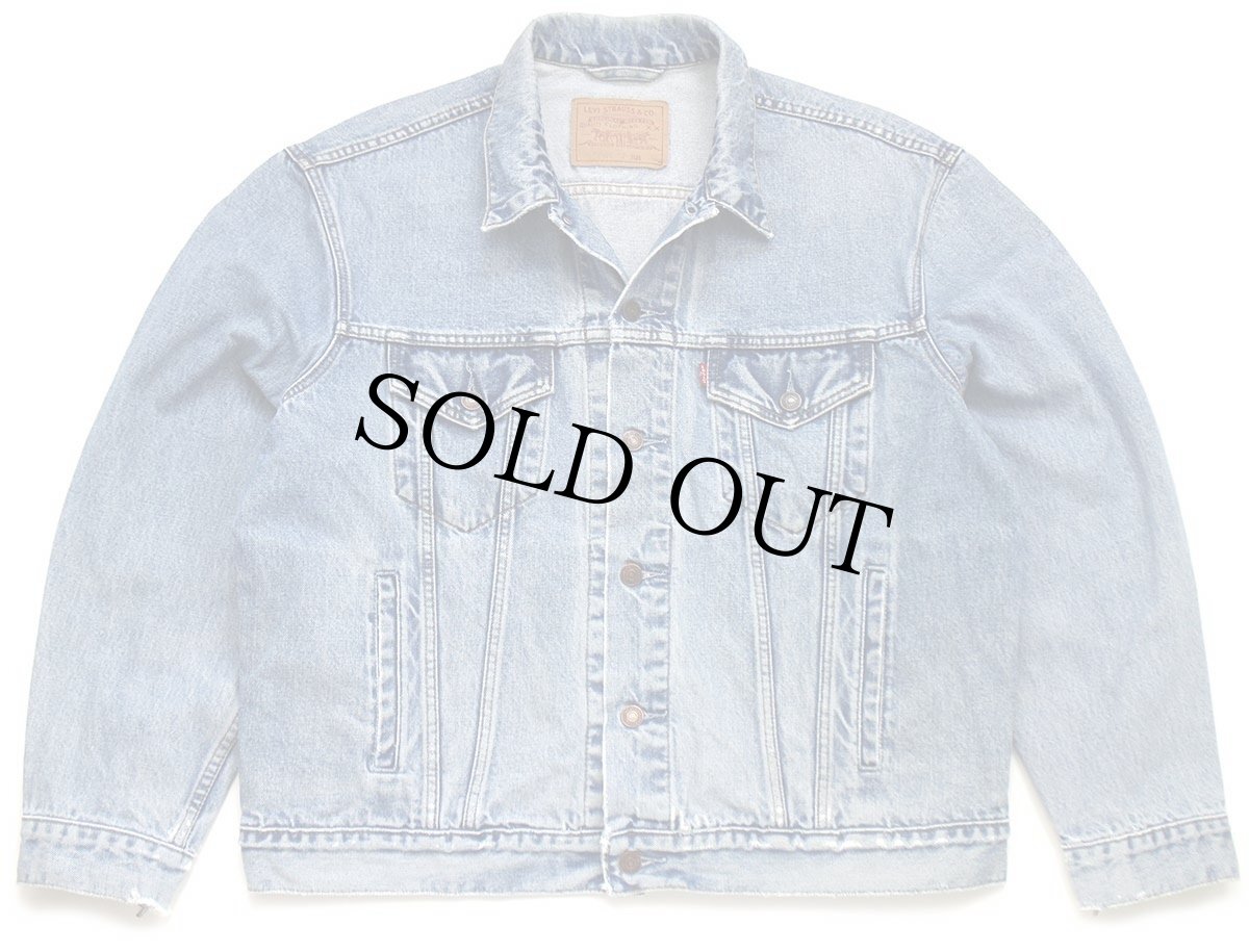 画像1: 90s Levi'sリーバイス 70503 デニムジャケット 4ポケット XL★A ユーロ (1)