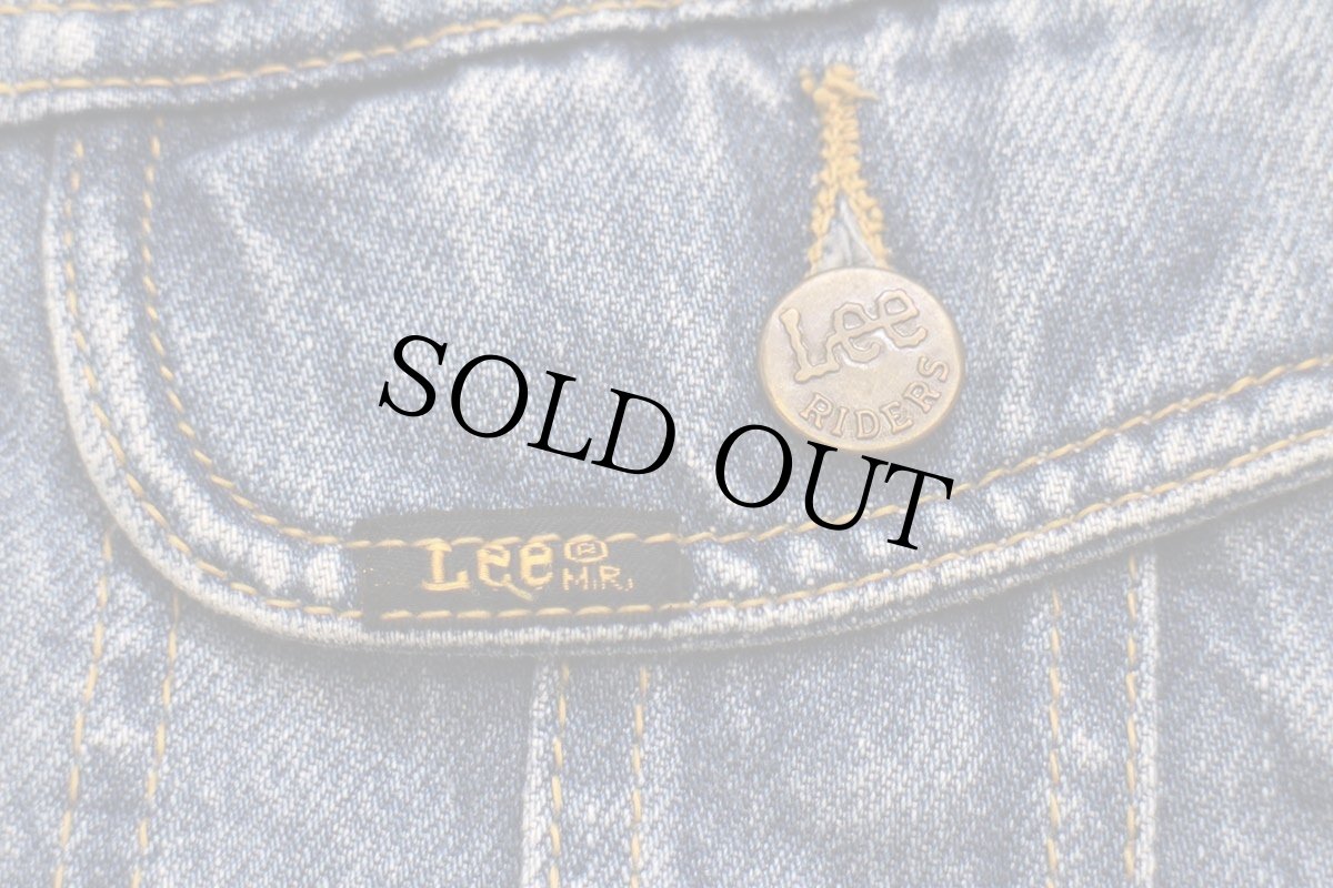 画像5: Leeリー RIDER JACKET カットオフ デニムベスト 4ポケット M★ユーロ (5)