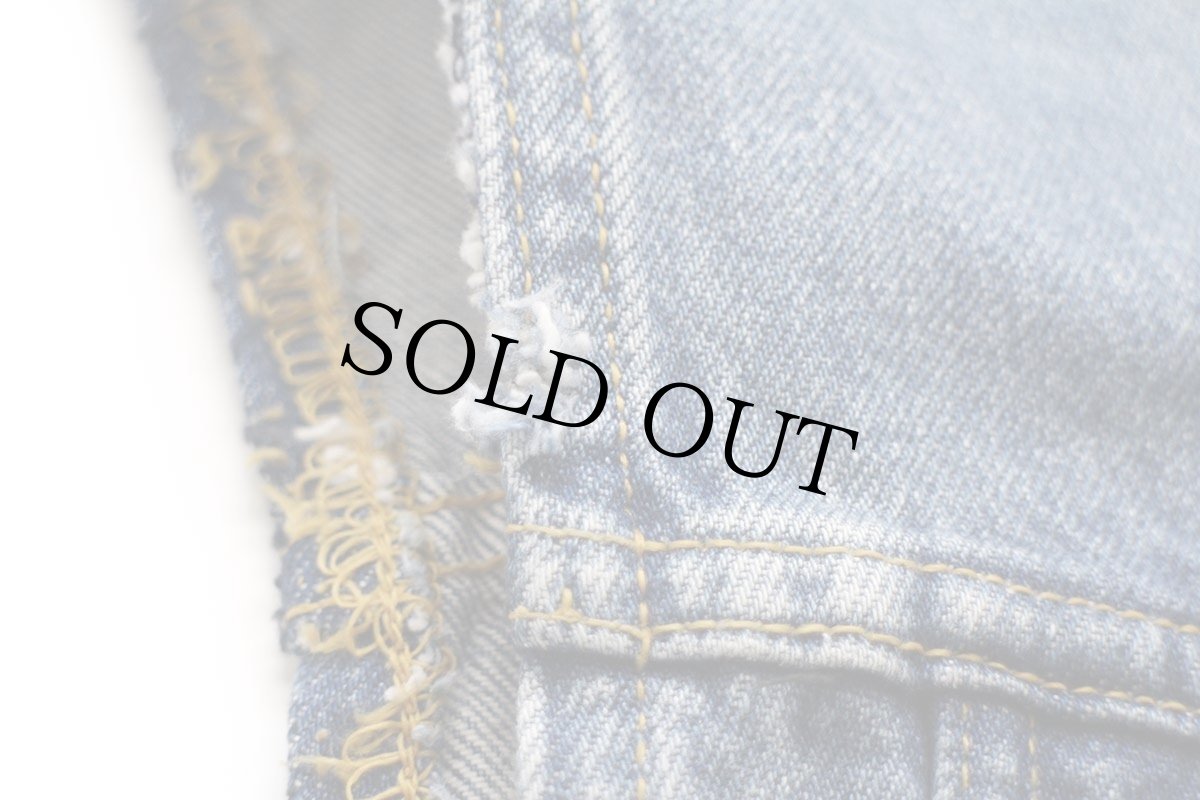 画像7: Leeリー RIDER JACKET カットオフ デニムベスト 4ポケット M★ユーロ (7)