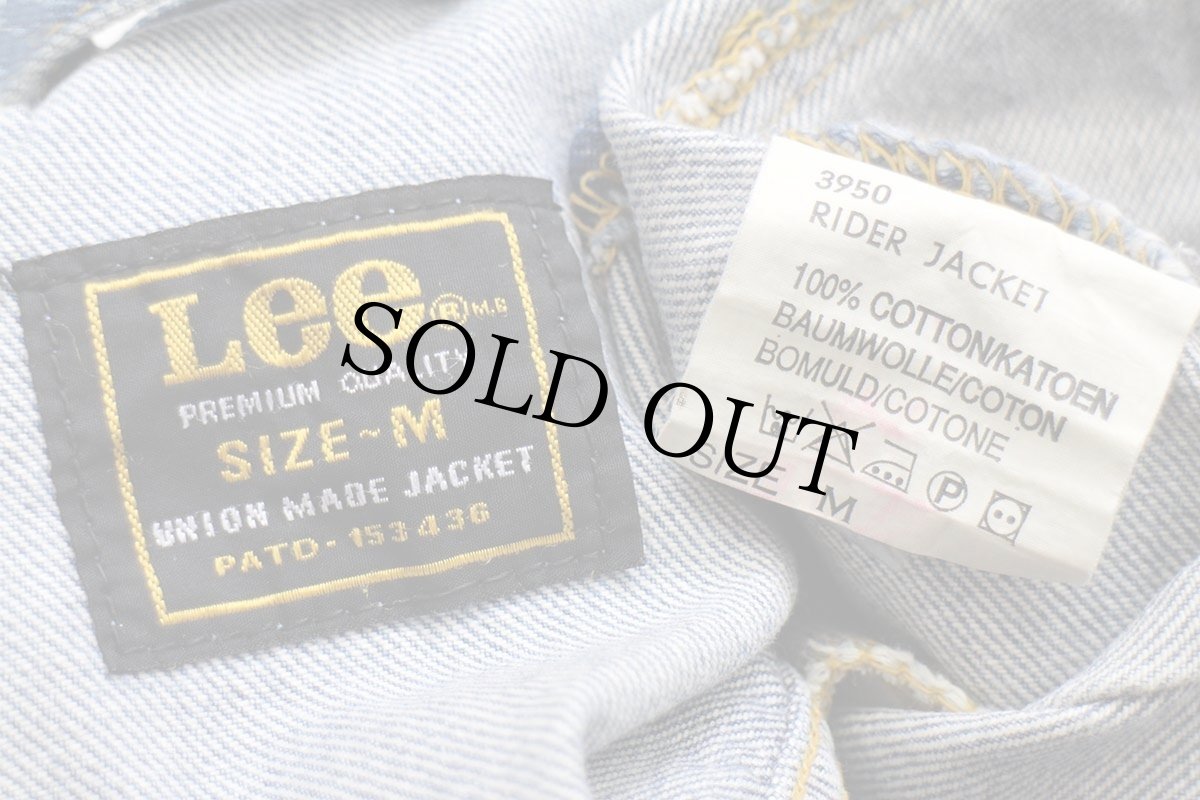 画像4: Leeリー RIDER JACKET カットオフ デニムベスト 4ポケット M★ユーロ (4)