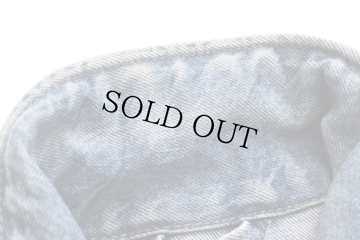 画像6: Leeリー RIDER JACKET カットオフ デニムベスト 4ポケット M★ユーロ (6)