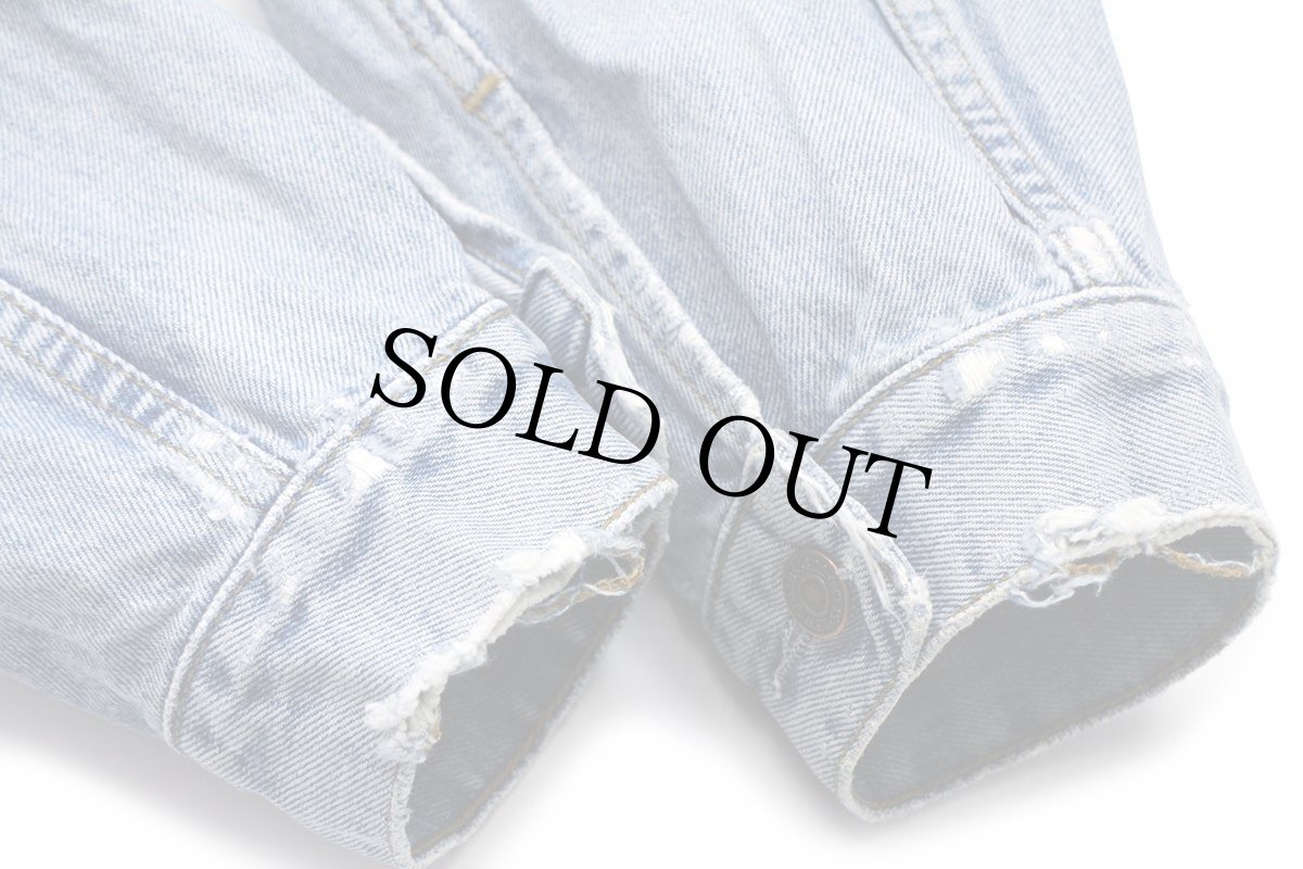画像9: 90s Levi'sリーバイス 70503 デニムジャケット 4ポケット XL★A ユーロ (9)