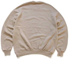 画像2: 90s USA製 JERZEES 無地 スウェット グレーベージュ XL★ブランク (2)