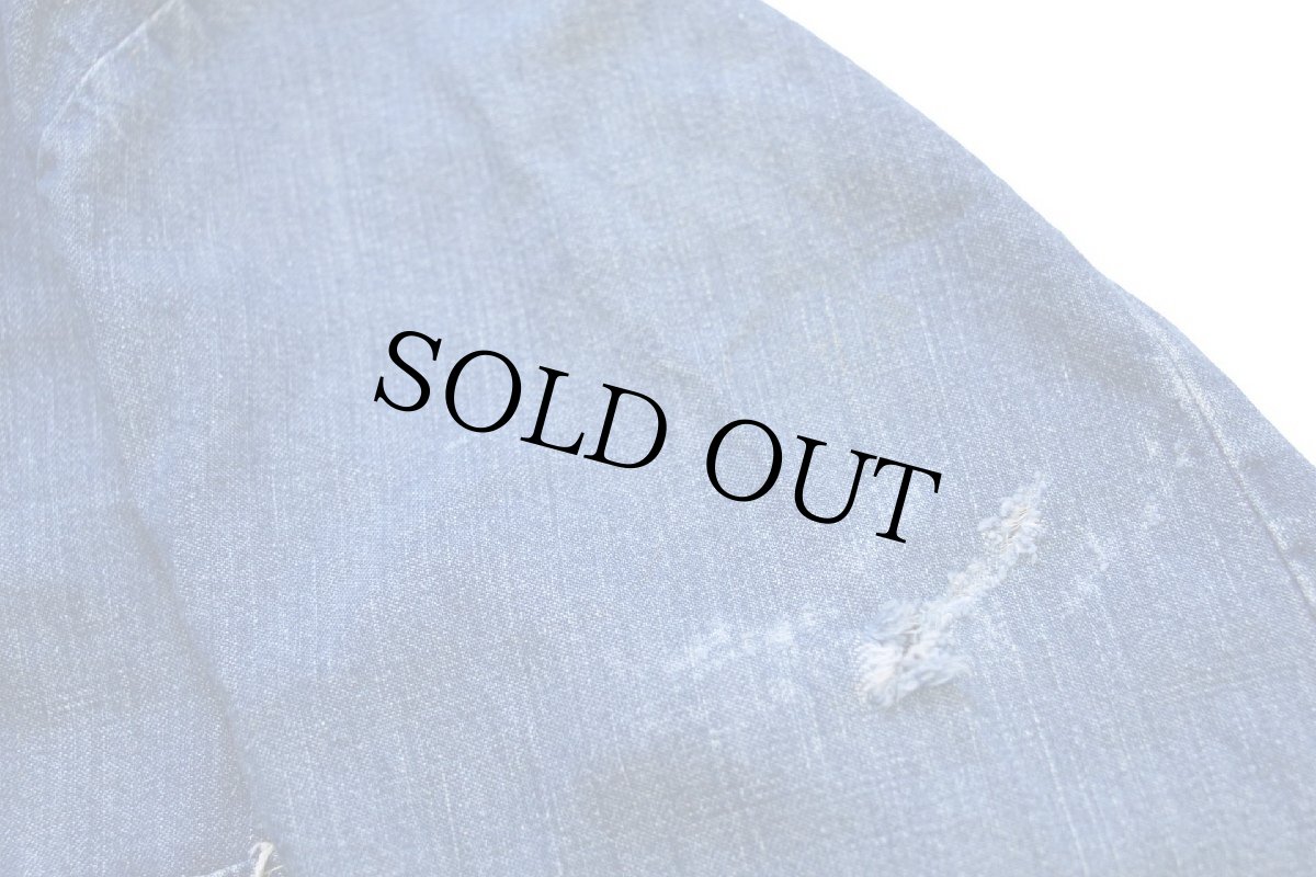 画像10: 70s Wranglerラングラー ペンキ飛び インディゴ デニム カバーオール 40 (10)