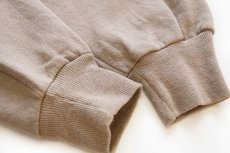 画像5: 90s USA製 JERZEES 無地 スウェット グレーベージュ XL★ブランク (5)