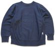 90s USA製 Kellsport 無地 リバースウィーブ スウェット 紺 フェード L