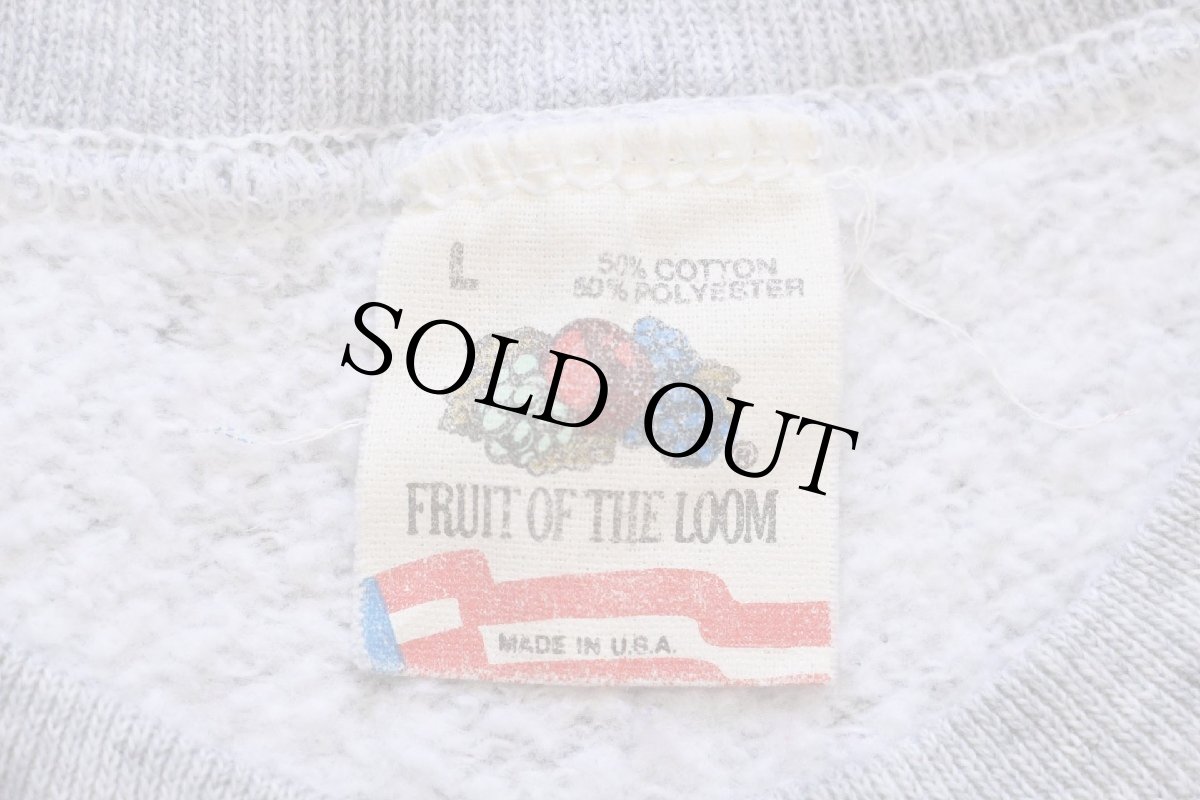 画像5: 80s USA製 HARVARD スウェット 杢グレー L (5)