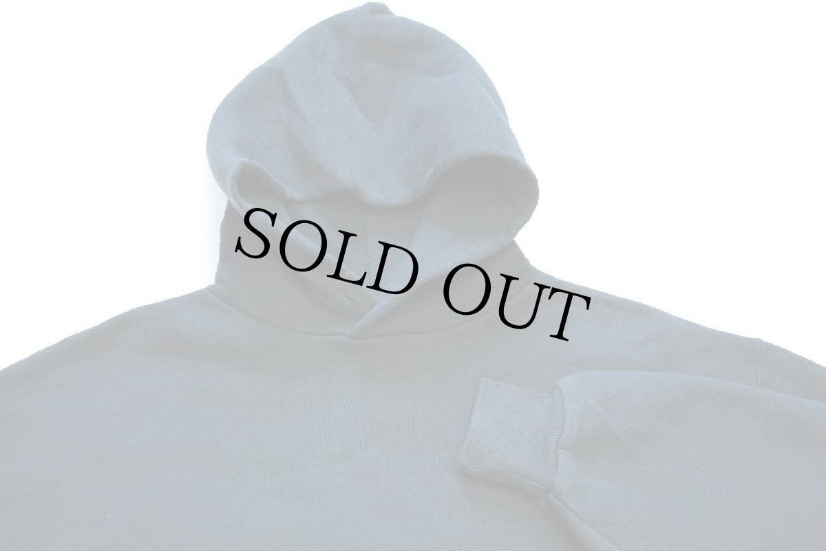 画像3: 90s メキシコ製 RUSSELLラッセル 無地 スウェットパーカー 深緑 L★フーディー ブランク (3)