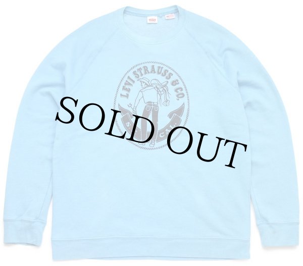 USA製 Levi'sリーバイス サドルマン スウェット 水色 XL - Sixpacjoe