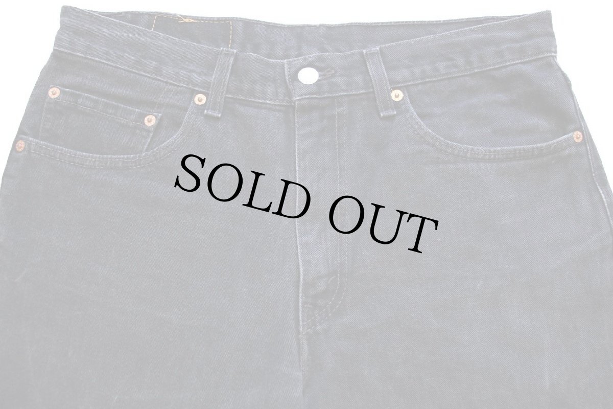 画像4: 00s USA製 Levi'sリーバイス 550 ブラック デニムパンツ w34 L30 (4)