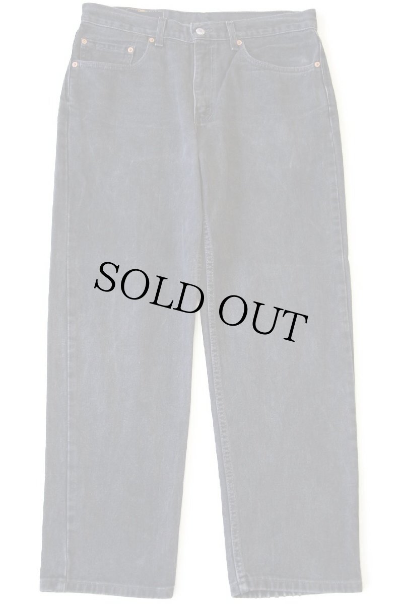 画像2: 00s USA製 Levi'sリーバイス 550 ブラック デニムパンツ w34 L30 (2)