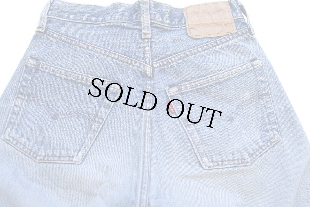 画像5: 80s USA製 Levi'sリーバイス 501 赤耳 デニムパンツ ヒゲ w27 (5)