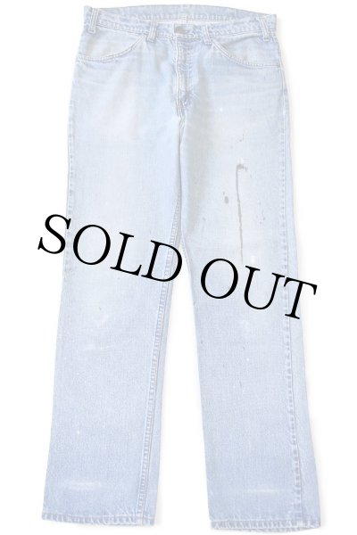 70s USA製 Levi'sリーバイス 519 ペンキ飛び デニムパンツ w34