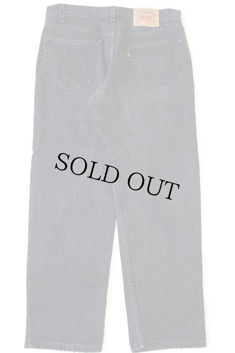 画像3: 00s USA製 Levi'sリーバイス 550 ブラック デニムパンツ w34 L30 (3)