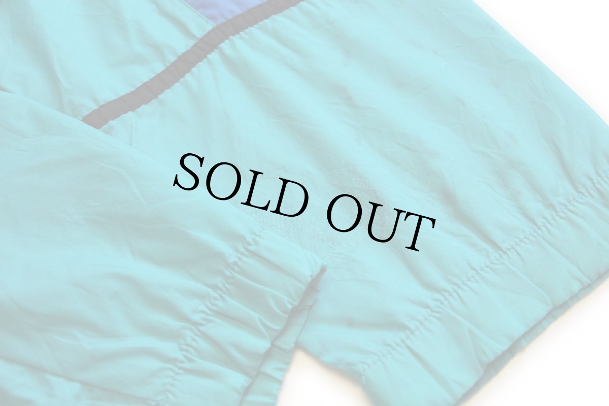 画像6: 90s NIKEナイキ マルチカラー 切り替え ハーフジップ プルオーバー ナイロンジャケット XL (6)