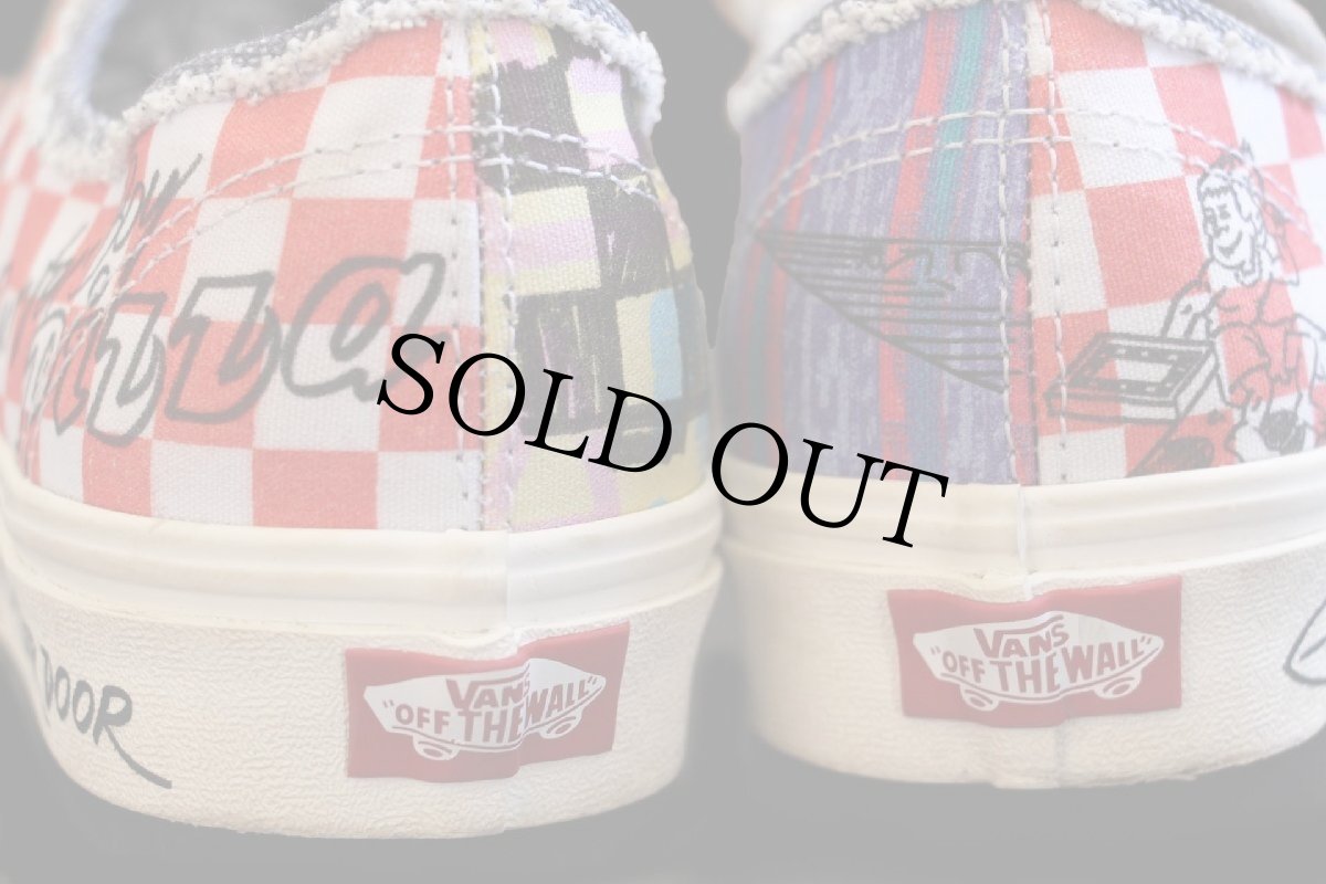 画像8: VANSバンズ×STRANGER THINGS Surfer Boy Pizza チェッカーフラッグ AUTHENTICオーセンティック 8/26cm★スニーカー (8)